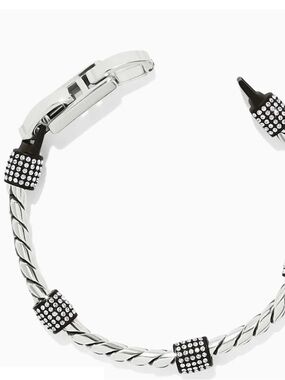 Brighton Meridian bracelet features barrel stations of hand set pave’ crystals